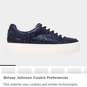 Betsey Johnson Sparkle Sneakers